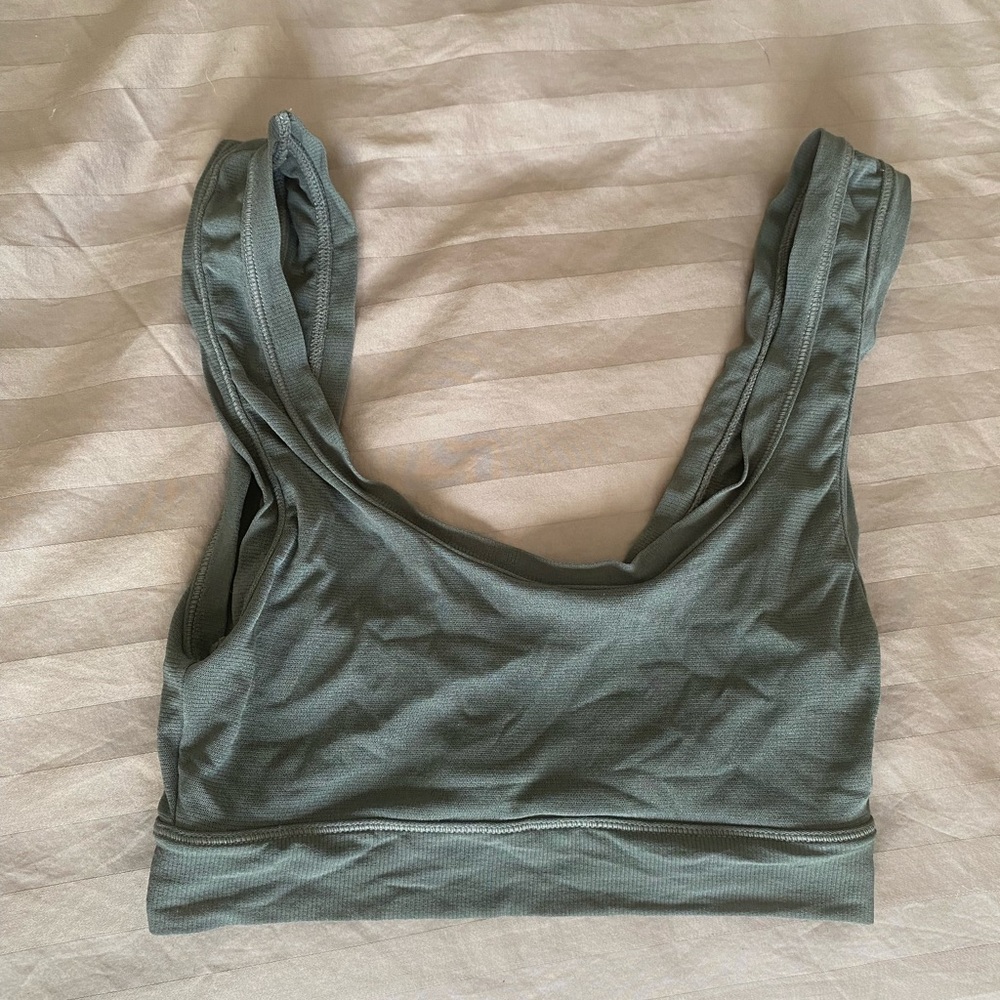 Mesh scoop bralette